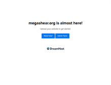 Tablet Screenshot of megashear.org